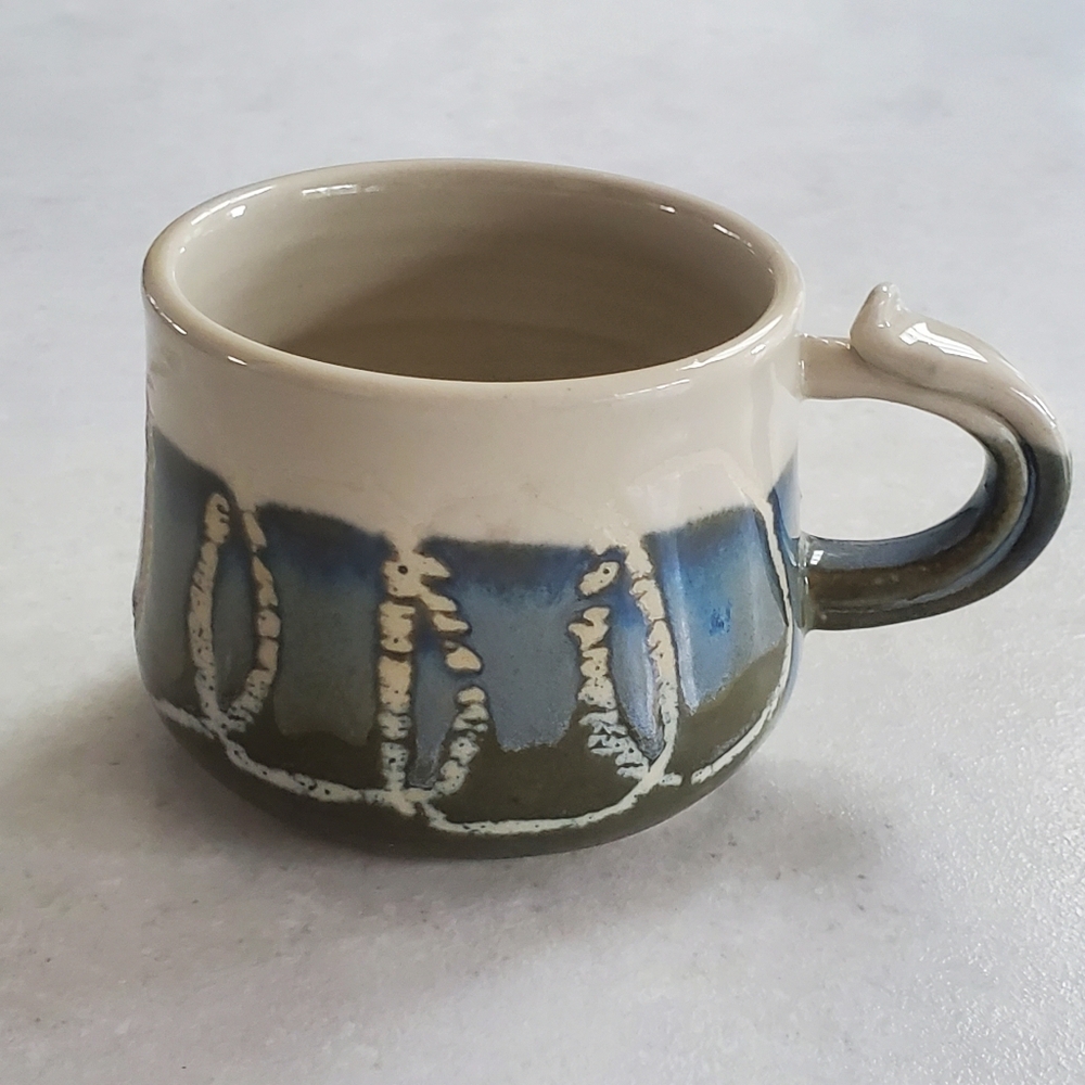 Studio Pottery Mug Cup EUC